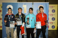 Men´s Foil Cadets medallists